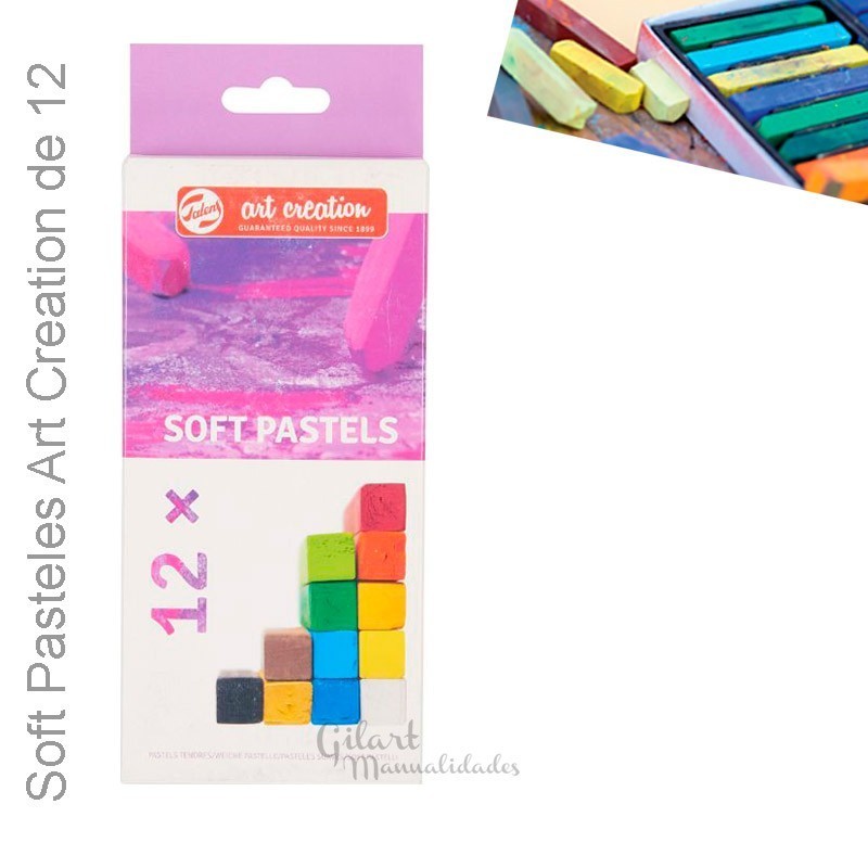 Set de pasteles suaves Talens Art Creation 12 colores vibrantes