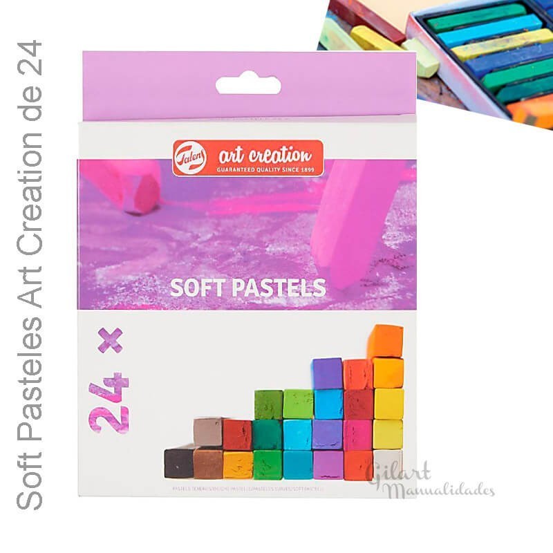 Set de pasteles suaves Talens Art Creation 24 colores vibrantes