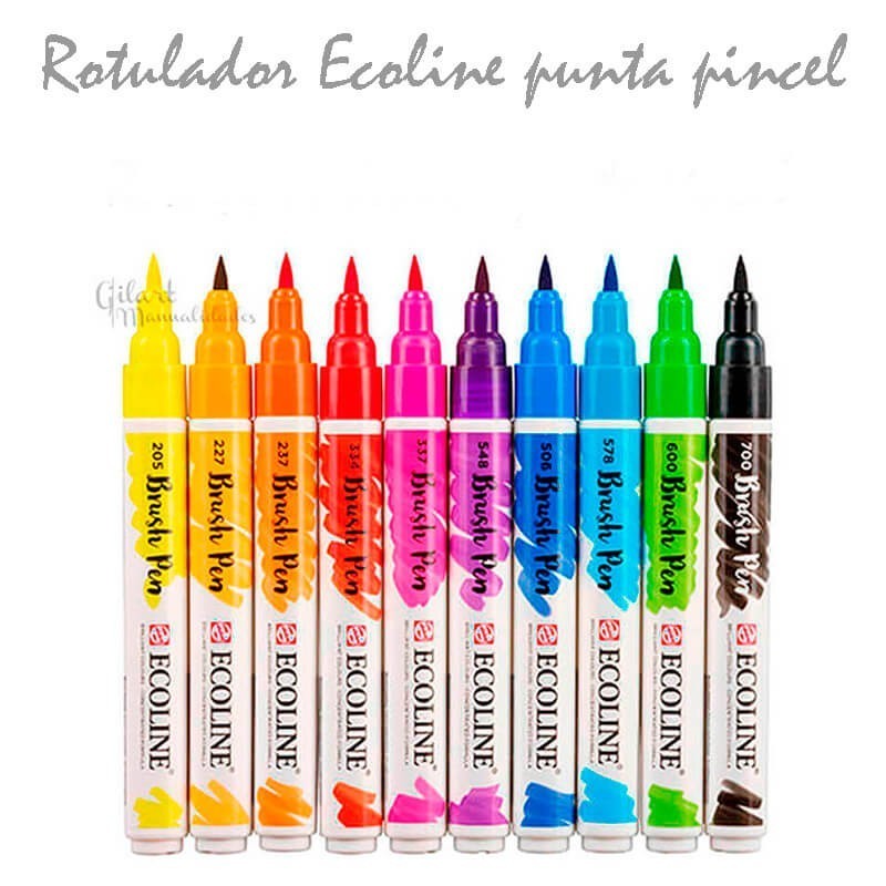 Set de 10 Rotuladores Ecoline Brush Pen - Punta Pincel