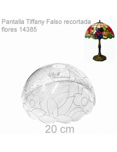 Pantalla Tiffany falso Klic-Art Recortada 25 cm 14384