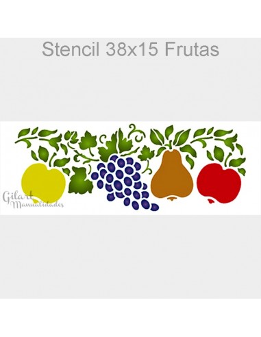 Explora la creatividad con las Plantillas Stamperia KSB54: Frutas vivas en cada trazo. ??