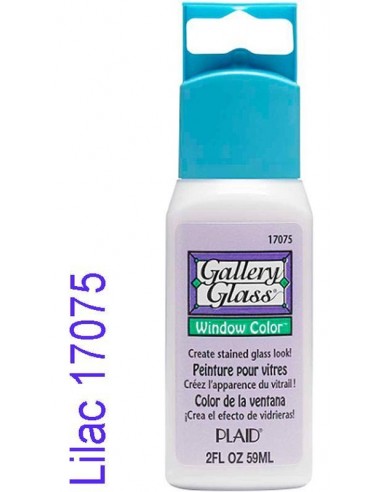 Pintura para vidrio Gallery Glass 59 ml: personaliza tus proyectos con colores duraderos y brillantes.16022 Cristal clear