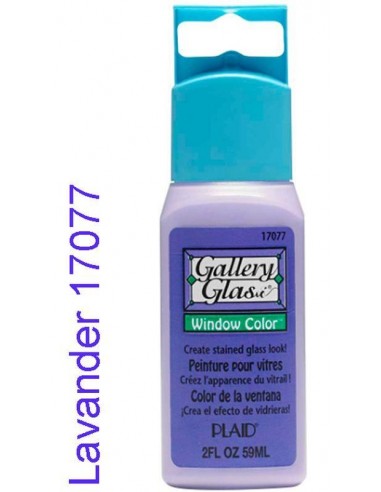 Pintura para vidrio Gallery Glass 59 ml: personaliza tus proyectos con colores duraderos y brillantes.16022 Cristal clear