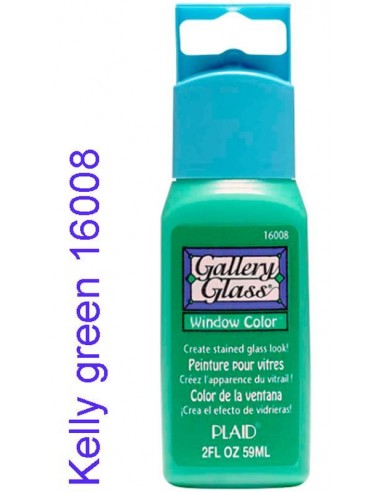 Pintura para vidrio Gallery Glass 59 ml: personaliza tus proyectos con colores duraderos y brillantes.16022 Cristal clear