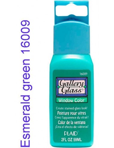 Pintura para vidrio Gallery Glass 59 ml: personaliza tus proyectos con colores duraderos y brillantes.16022 Cristal clear