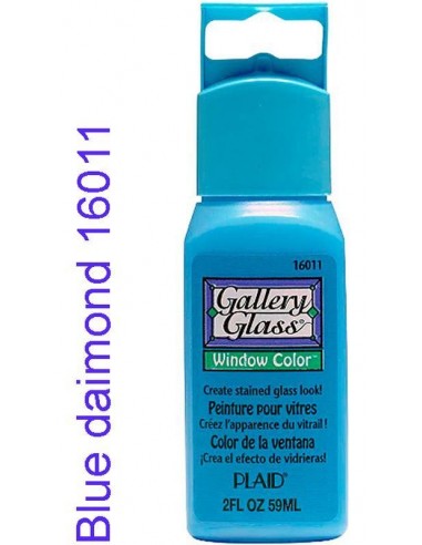 Pintura para vidrio Gallery Glass 59 ml: personaliza tus proyectos con colores duraderos y brillantes.16022 Cristal clear