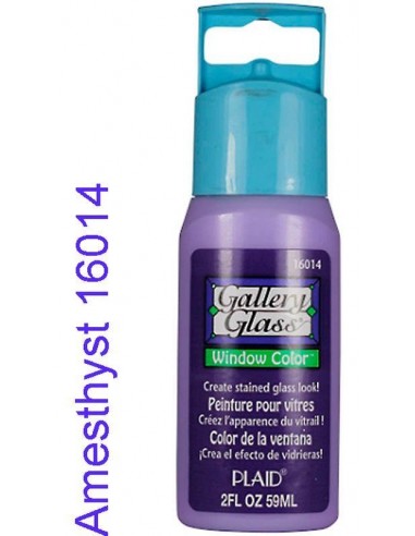 Pintura para vidrio Gallery Glass 59 ml: personaliza tus proyectos con colores duraderos y brillantes.16022 Cristal clear