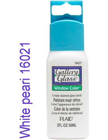 Pintura para vidrio Gallery Glass 59 ml: personaliza tus proyectos con colores duraderos y brillantes.16022 Cristal clear