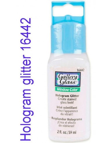 Pintura para vidrio Gallery Glass 59 ml: personaliza tus proyectos con colores duraderos y brillantes.16022 Cristal clear