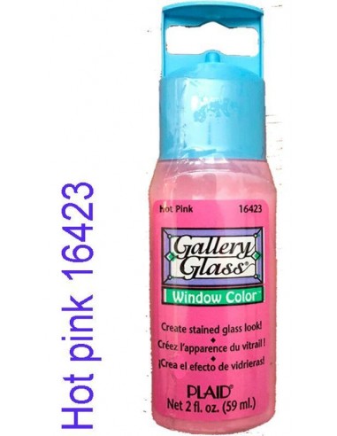 Pintura para vidrio Gallery Glass 59 ml: personaliza tus proyectos con colores duraderos y brillantes.16022 Cristal clear