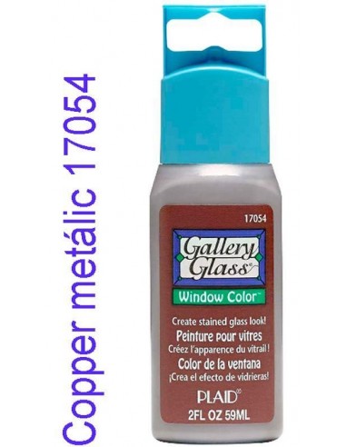 Pintura para vidrio Gallery Glass 59 ml: personaliza tus proyectos con colores duraderos y brillantes.16022 Cristal clear