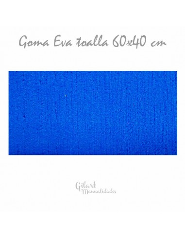 Goma Eva imitación toalla: ¡Creatividad en cada detalle! 
Amarilla