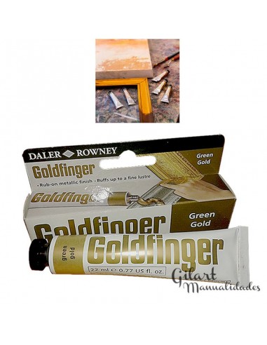 Goldfinger oros a dedo oro griego de 22 ml de Daler Rowney para acabados brillantes y precisos.