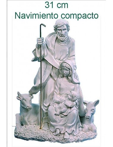 Nacimiento Navidad compacto, animales, 31 cm, H2046