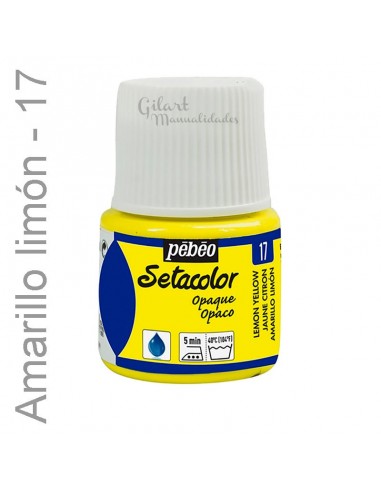 Pintura para tela Setacolor Opaque 45 ml: ideal para tus proyectos creativos.