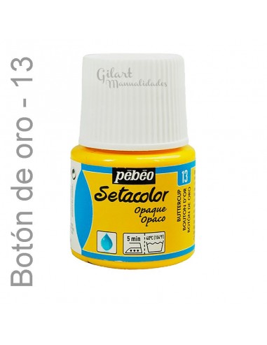 Pintura para tela Setacolor Opaque 45 ml: ideal para tus proyectos creativos.