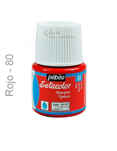 Pintura para tela Setacolor Opaque 45 ml: ideal para tus proyectos creativos.