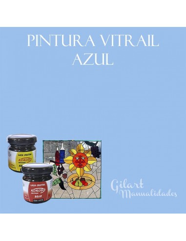 Pintura para vidrio Kokolo Adithes 40 ml, perfecta para decorar y personalizar tus proyectos. Color amarillo