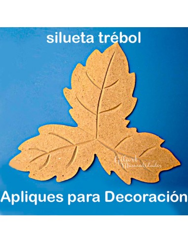 Silueta Trébol dm 7868 01 - 135x110 mm para decoraciones y proyectos de artesanía creativa.