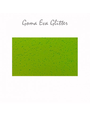 Goma Eva glitter carcoma 60x40 cm