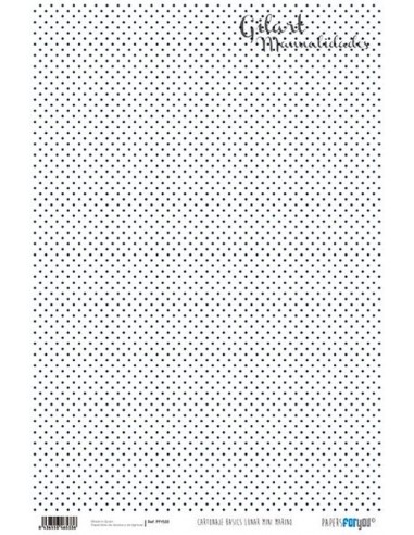 Papel Cartonaje 32 x 48,3 cm Mini azul, ideal para scrapbooking y proyectos creativos.