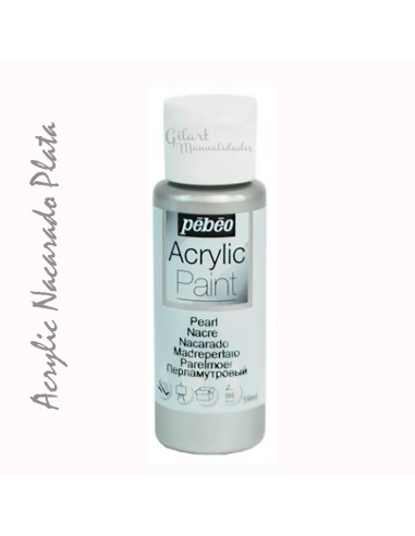 Portada pintura pebeo Acrylic colores nacarados 59 ml