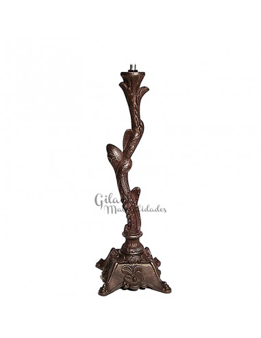 Pie de lámpara árbol Tiffany 31 cm, ideal para crear lámparas de mesa únicas.