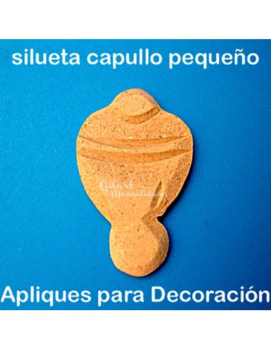 Silueta Capullo pequeño dm 7868 07 de 45x30 mm, perfecta para decorar y personalizar proyectos.