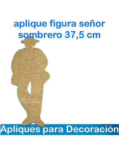 La Silueta Señor DM 7866 de 375 mm es ideal para decoraciones artísticas y manualidades.