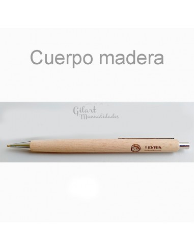 Bolígrafo Lyra Pro Nature Eco-friendly, escritura suave y ecológica, fabricado de madera natural.