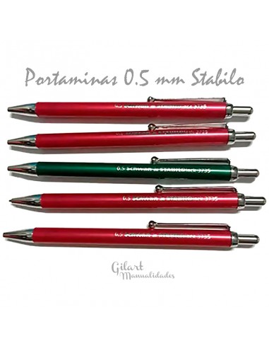 Portaminas Stabilo lack 3735 0.5 mm, precisión y comodidad en cada escritura.