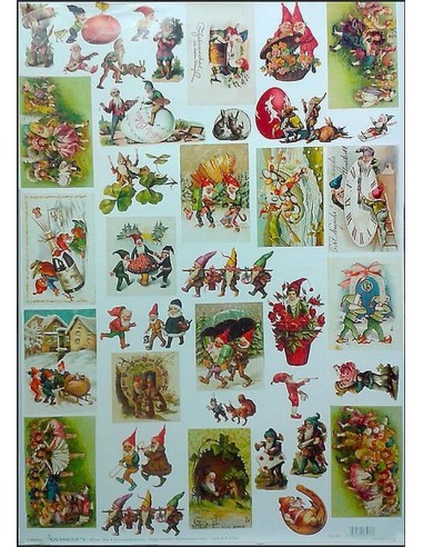 Papel decoupage Calambour cal 277 50x70 cm, perfecto para tus proyectos creativos.