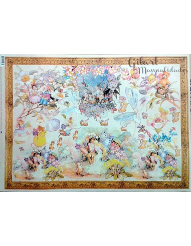 Papel decoupage 50x70 80 g NS102, ideal para tus proyectos creativos.