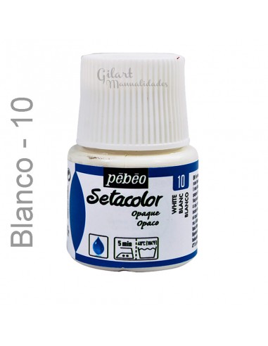 Pintura para tela Setacolor opaco 45 ml Blanco 10.