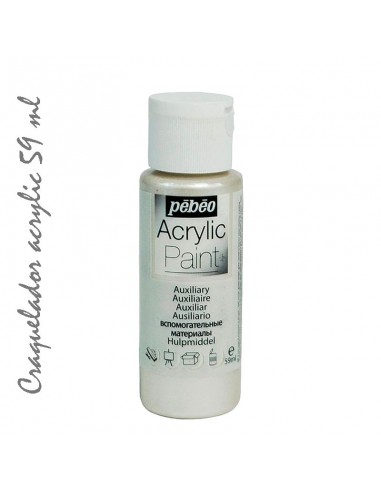 Médium craquelador Acrylic Paint 59 ml Pebeo para efectos de craquelado únicos y duraderos.