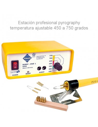 Estación de Pirograbado Ajustable Pebaro Burny 0290, precisión en cada trazo.