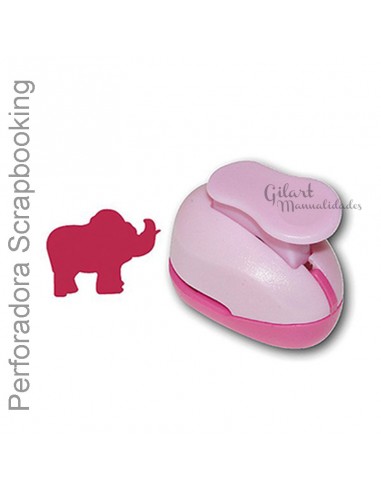 Perforadora Stamperia Mini Figura Elefante para tus proyectos creativos de scrapbooking