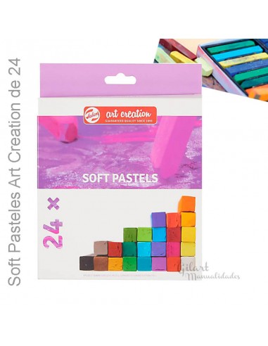 Set de pasteles suaves Talens Art Creation con 24 colores vibrantes.