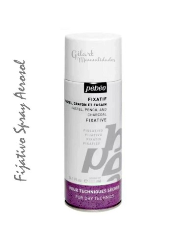 Fijativo spray 200 ml Pebeo para carboncillo y pastel