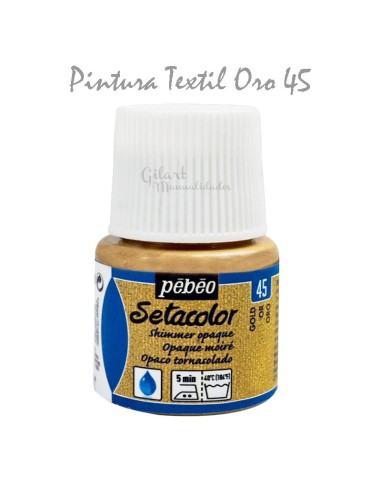 Pintura Textil Pebeo Setacolor Moiré Tornasolada 45ml