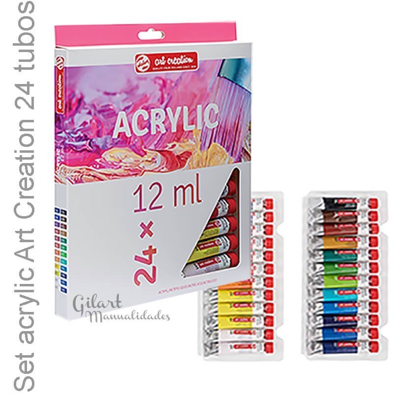 Set acrílico Talens Art Creation 24 tubos 12 ml