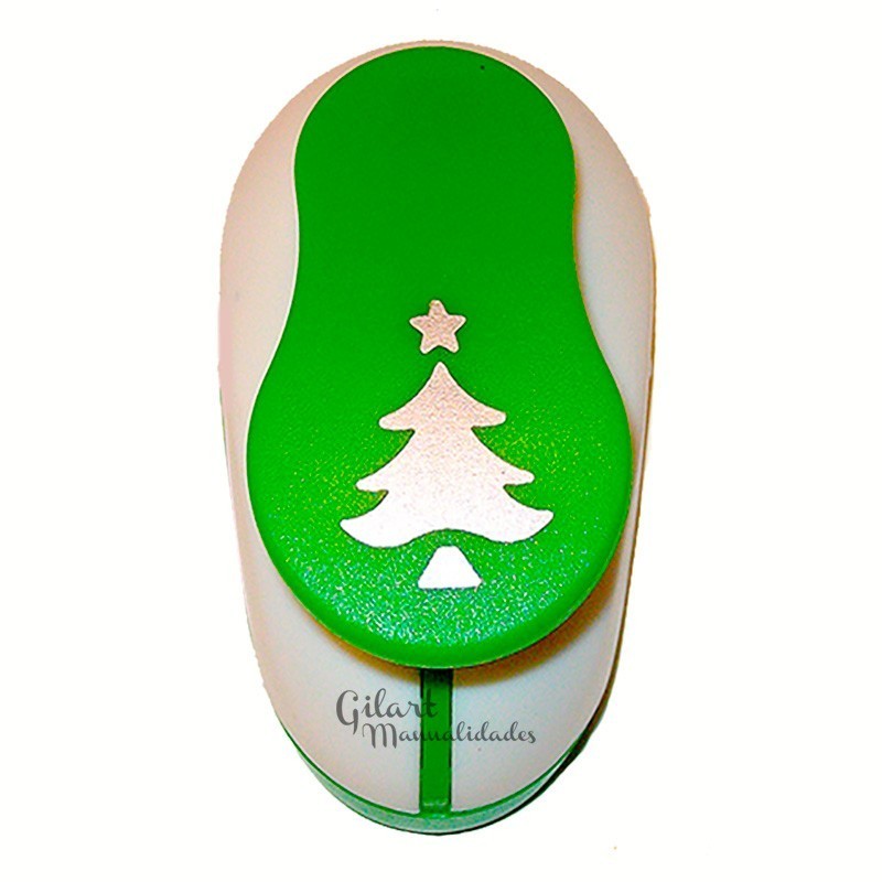 Perforadora árbol Navidad para papel y goma EVA 25