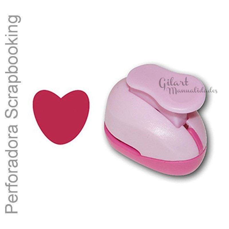 Perforadora corazón mini Stamperia para scrapbooking