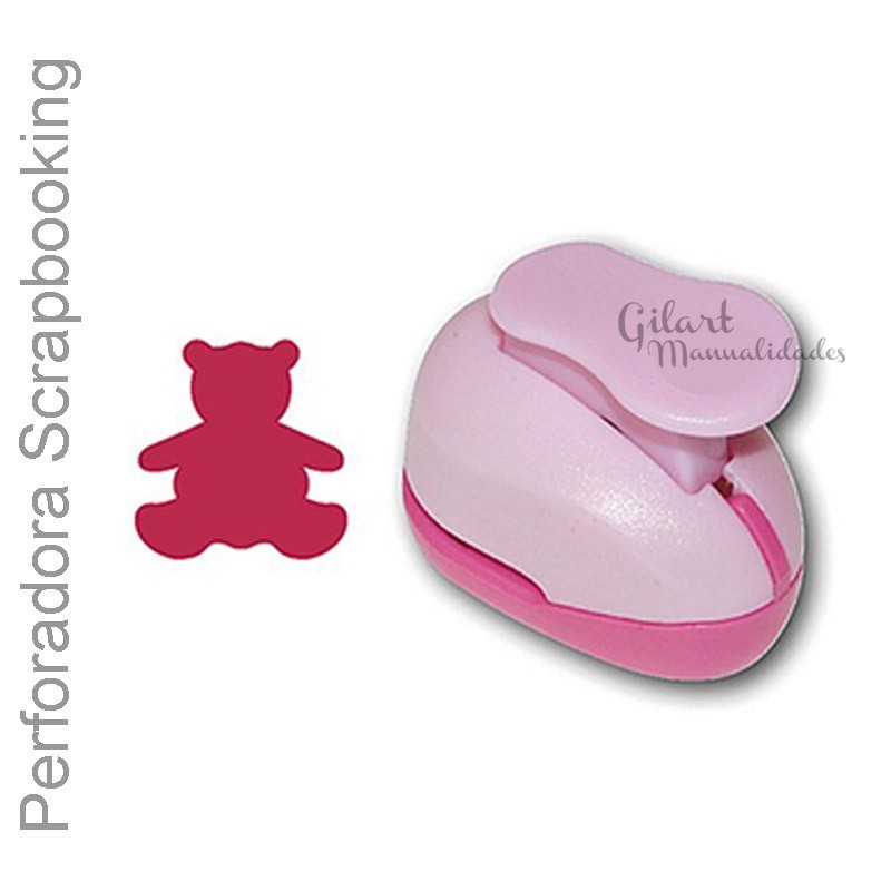 Perforadora oso mini Stamperia para scrapbooking