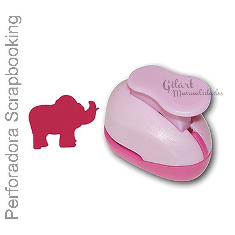 Perforadora elefante mini Stamperia para scrapbooking